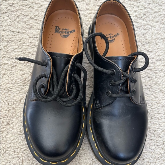 Dr. Martens Black Leather Shoes - Picture 1 of 6